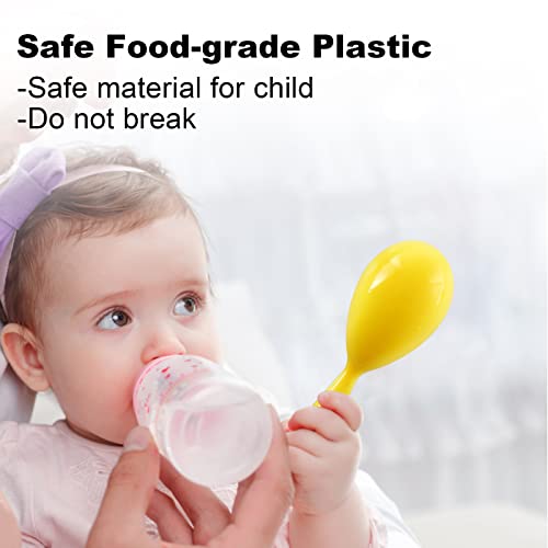 Maracas For Kids - Mexican Maraca Neon Colorful Maracas Bulk For Fiesta Party Favors Baby Noisemaker - 4" Maracas Toys For Cinco De Mayo Partys, Birthday, Fiesta Decorations, 6 Colors, 12 Pack #TOP2