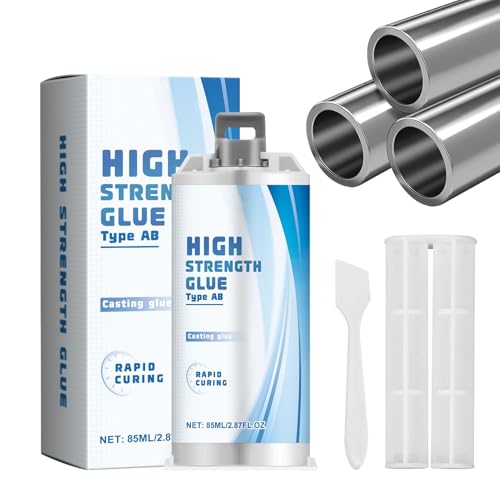 Metal Epoxy Weld | 85ml Liquid Metal Filler | Metal Putty, Heat Resistant Waterproof Metal Repair Glue, Heavy Duty Epoxy Glue for Metal to Metal Steel