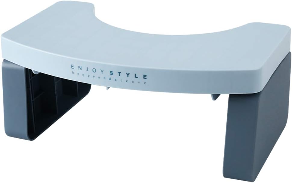 Pantula Toilet Stool Lightweight Squatting Step with Non-Slip Base 7'' Height Safe Healthier Proper Posture Simple Design for Kids Adults (Blue) : Health & Household