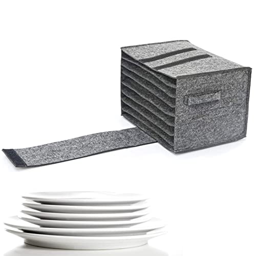 Harrod 2 Pcs China Organizer,Foldable Washable Tear China Storage Containers | China Tableware Organizer For Travel Camping Dishes Cups Wine Glasses Motor Home Knives Pens #TOP22