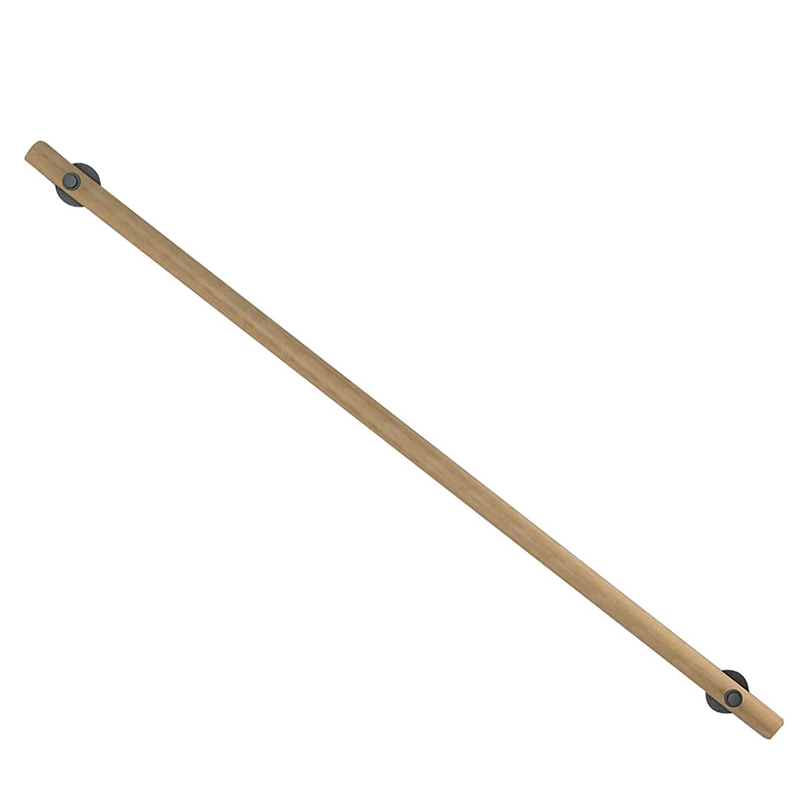 Rampe d'escalier intérieure en bois avec barre d'appui pour escalier et couloir