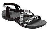 Vionic Womens Sage Dorrin Backstrap Sandal Black Charcoal Size 7