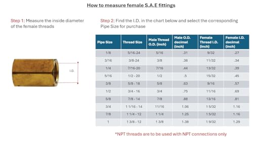 Image of Anderson Metals - 54048-0812 Brass Tube Fitting, Half-Union, 1 /2 inch Flare x 3 /4 inch Male Pipe