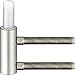 Produktbild Türband-Rahmenteil Variant V 3400 WF f. gefälzte Türen, Band ø 15 mm, vernickelt ; 1 Stück