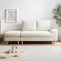 Amazon｜家具350 2人掛け ソファー オットマン付き セット コンパクト