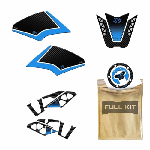 Kit autocollant moto pour eviter les rayures de reservoir sur Suzuki GSX 8S
