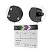Andoer Dry Erase Acrylic Director Film Clapboard Movie TV Cut Action Scene Clapper Board Slate with Marker Pen, Black/White Stick, White