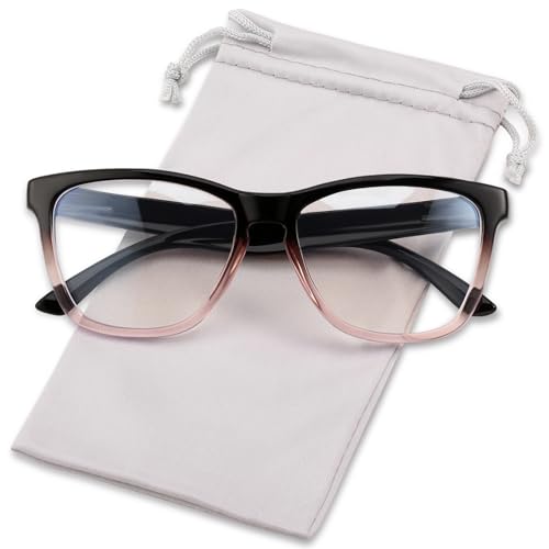 Image of Retro Blue Light Blocking Glasses for Women Men Classic Style Computer TV Eyeglasses Anti Eyestrain