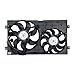 TYC 621000 Cooling Fan Assembly Compatible with 1998-2007 Volkswagen Beetle, Black