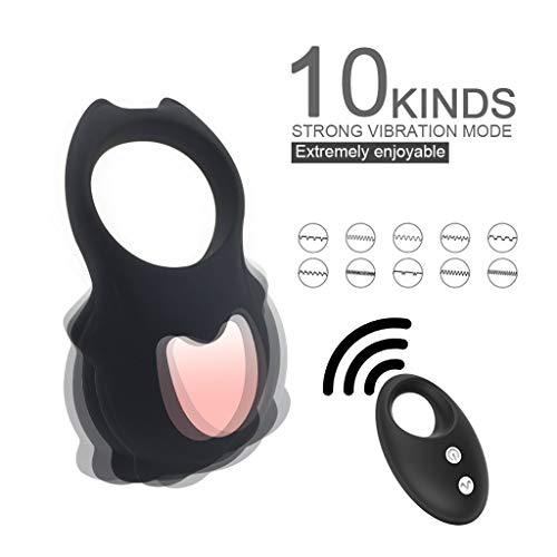 W-HELLO 10 Frequency Men Massage Ring Massageador de Massagem de Carregamento Massagem Massageador d