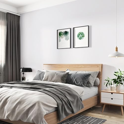 Image of WALLMATE Matte White Wallpaper White Peel and Stick Wallpaper Self-Adhesive Removable Wallpaper Thicken Waterproof Wallpaper for Kitchen Countertop Cabinet (12 inch by 96 inch)