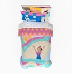 Franco Ms. Rachel Educational Adventures Kids Bedding Super Soft Microfiber Comforter and Sheet Set, 4 Piece Twin Size, (Officially Licensed Product)