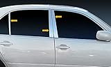 MaxMate Made in USA! Compatible with 2001-2006 Lexus LS 430 6 PC Stainless Steel Chrome Pillar Post Trim