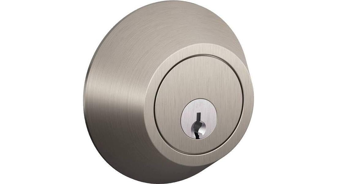 J-Series by Schlage Deadbolt with Standard Trim, Keyed 1 Side