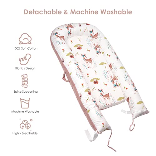 Meydll Dog Bed, Cats Bed Pad Mat, Washable Breathable Sleeping Puppy Mattress With Removable Cover, For Medium, Small Dogs & Cats|Portable For Indoor & Outdoor Use (Pink) #TOP3