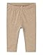 NAME IT Baby - Mädchen Nbfrossia Leggings, Weathered Teak, 56 EU