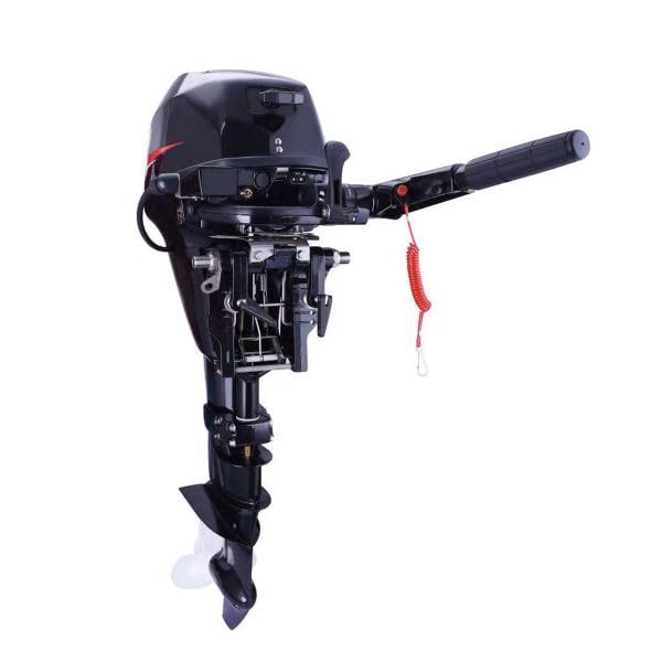 Moteur à essence hors-bord 6,5 CV 4 temps 123 CC pour bateau pneumatique, bateau de pêche, puissant moteur hors-bord, refroidissement à eau, CDI Moteur à essence hors-bord 6,5 CV 4 temps 123 CC pour bateau pneumatique, bateau de pêche, puissant moteur hors-bord, refroidissement à eau, CDI