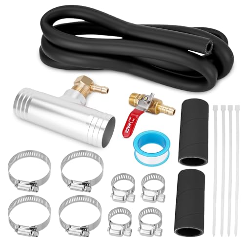 11025 Diesel Installation Kit Auxiliary Fuel Tank Install Kit Compatible with Ford, Chevrolet, GMC, Dodge Ram 1999-2022, Gravity-Fueled Auxiliary Fuel Tank with 1 1/2" Fill Line, Only for Diesel