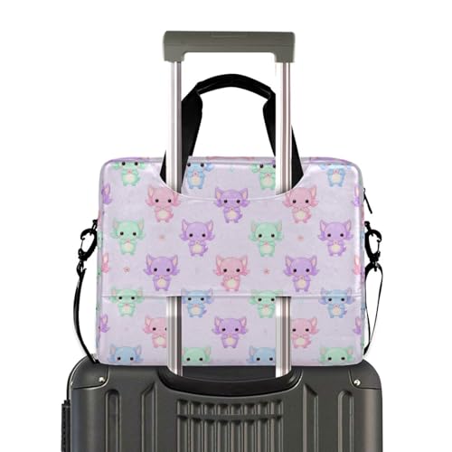 Maletín para portátil 15.6" con asa y correa morado miniatura 4