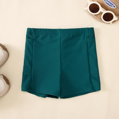 Image of IZYJOY Kids Girls Tennis Golf Dress Outfit Sleeveless Racerback Dresses with Shorts Pockets Sport Athletic 2 Piece Sets