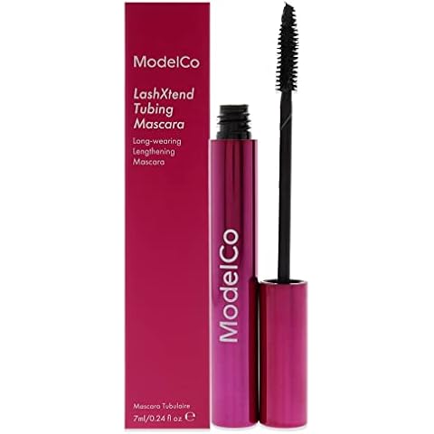 ModelCo Lashxtend Tubing Mascara - Highly Pigmented And Glossy - Innovative Formula Won't Smudge Or Flake - Long Lasting - Intense Lengthening For Extreme Lash Effect - Easy Removal - Black - 0.24 Oz Cover