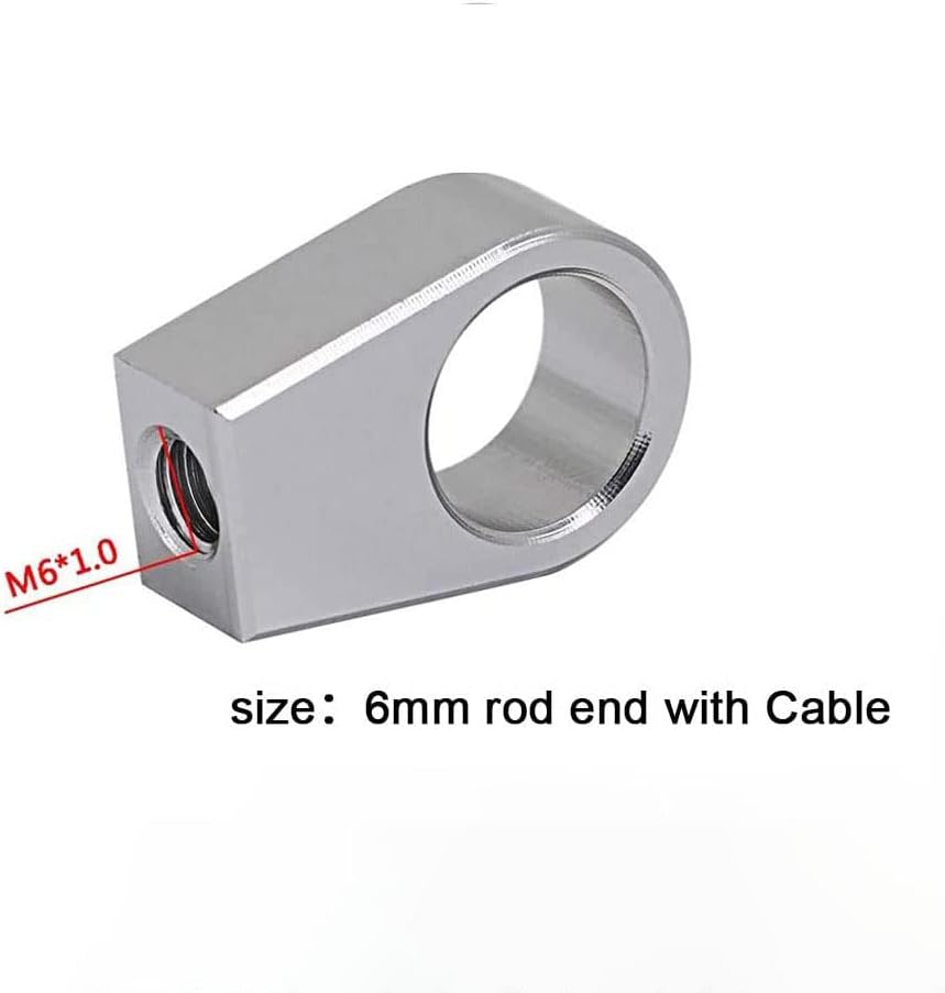 MotoParty Dump Bed Strut Rod End Replacement Parts for Polaris Rangers 2012-2020 (6mm rod end With Cable)