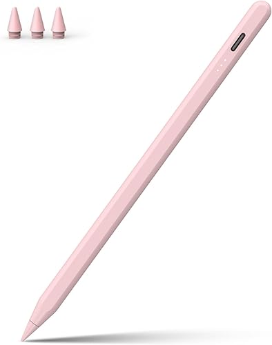 Miniatura 27 de Lápiz óptico para iPad, carga rápida de 13 minutos para Apple iPad Pencil con rechazo de palma, compatible iPad Air 3/4/5/6 2018-2024, iPad Mini