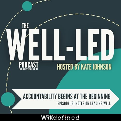 Accountability begins at the beginning