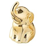 Figurines d'éléphant pour décoration d'intérieur : design artistique simple, unique et créatif, et forme d'éléphant exquise, ce qui le rend très décoratif, ornement de table animalier