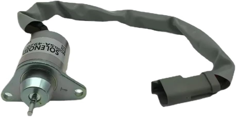 QRLVJFMTY Fuel Shutoff Solenoid, front view with wiring harness