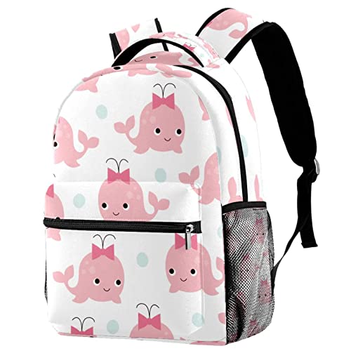 Sac à dos dauphin avec nœud pour les sorties en famille et l'école