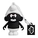 Produktbild Tribe Die Schlümpfe Schwarzer Schlumpf Pendrive Figur USB Stick 4 GB Speicherstick Lustig USB Flash Drive 2.0, Memory Stick, USB Gadget aus Hart-PVC mit Schlüsselanhänger - Schwarzer Schlumpf (Schwarz/Weiss)