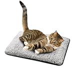CUEMOON Wärmedecke Decke für Katzen, 60×45cm Waschbarer Warmedecke Gerauschdämpfung, Anti-Slip Katzendecke