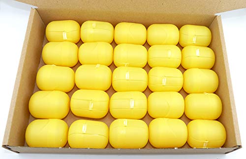 25 Ü-Ei Kapseln am Steg in gelb von Ferrero (Zum basteln oder als Verpackung - Adventskalender) Cover