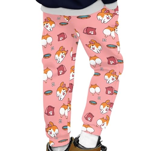 Boys Girls Stretchy Halloween Christmas Sweatpants with Pockets, Fit Long Pants Soft for Daily Life4