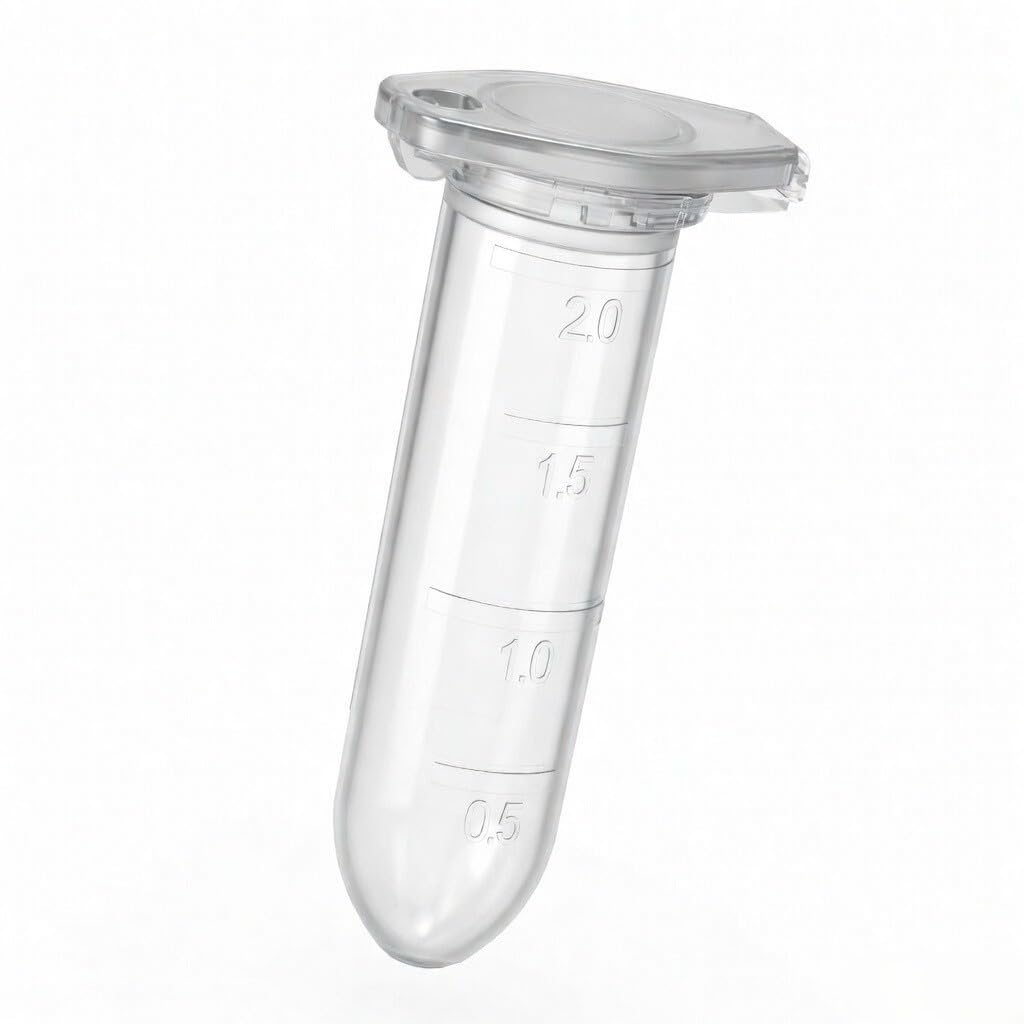 IS IndoSurgicals Polypropylene Microcentrifuge Round Bottom Tube (2 ml, Clear) - Pack of 500 Pcs-image-41