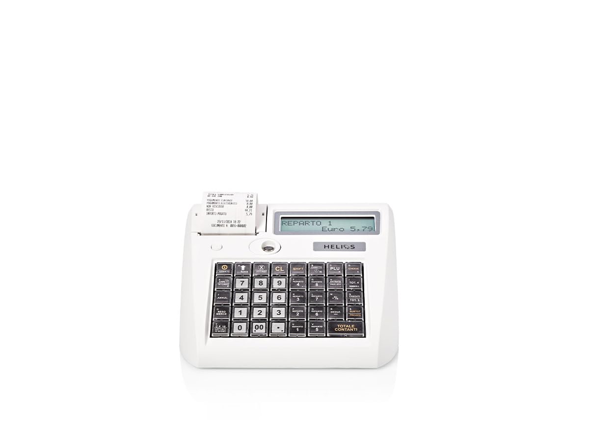 Registratore di cassa telematico Helios Plus RT - leggero e compatto