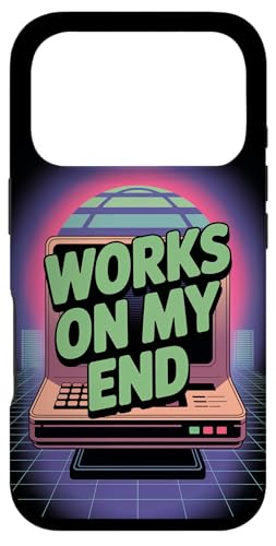 Works on My End ? Programmer Funny PC Error Retro Graphic �X�}�z�P�[�X iPhone 17 Pro �p