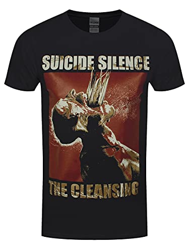 T-shirt Suicide Silence The Cleansing homme noir manches courtes en coton S