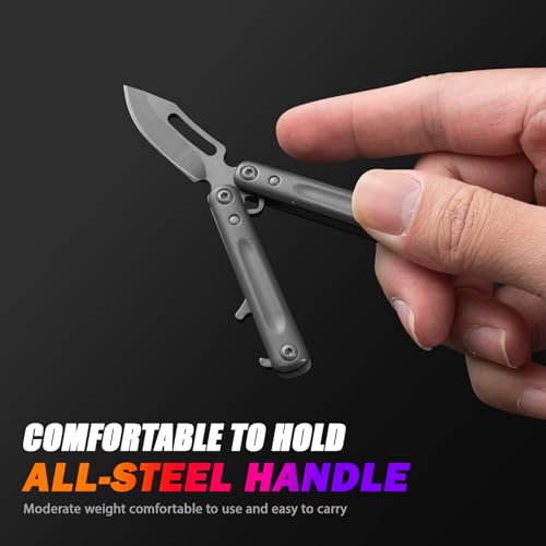 Image of XXV Pocket Knife, Stainless Steel Folding Knife for Outdoor,Small Portable Camping Knives Gifts for Man
