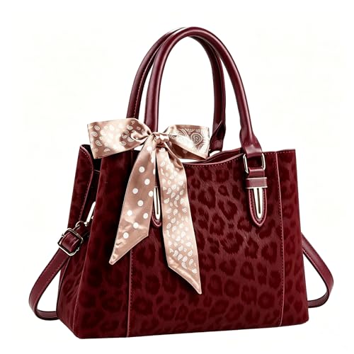 Image of Medium Satchel Handbag Shoulder Crossbody Purse Top handle Hobo bags for Women