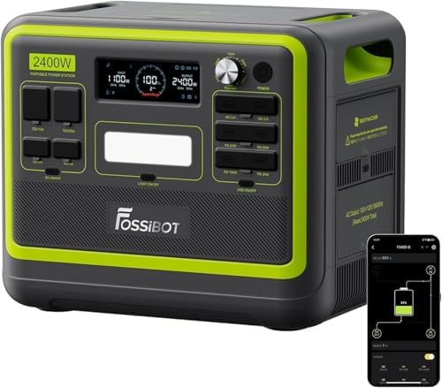 FOSSiBOT F2400 Estacion de Energia Portatil, Batería LiFePO4 2048...