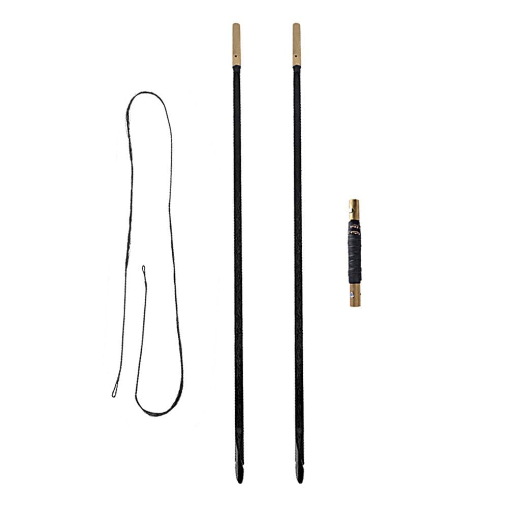 Tir à l'arc Traditionnel Arc Classique 25-40lbs à la Main en Bois Longbow Takedown Mongolian Horsebow Chasse Arc pour Adulte