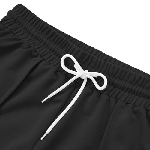 Girl's Wide Leg Sweatpants Casual High Elastic Waisted Baggy Trousers Little Kids Cute Pink Athletic Pants 4-15 Years4