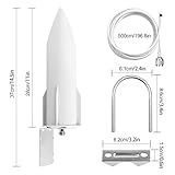 3G/4G/5G LTE Outdoor Omni-Directional Upgrade High Gain SMA Antenna - Compatible with 4G/5G Router/Modem - Waterproof for Router/Mobile Hotspot/Phone - Image 6