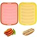 2 Pcs Molde Salchicha Perros Calientes,Molde de Salchicha,Jamón Molde,Molde Perro Caliente,Molde Salchicha Silicona,6 Cavidades Molde para Perro Caliente Bricolaje,Salchichas Hechas a Mano