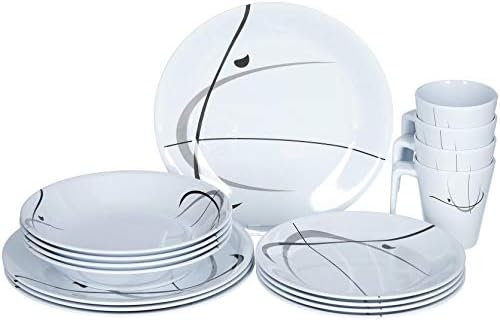 BRUNNER All Inclusive talerze z melaminy - 36-częściowy
