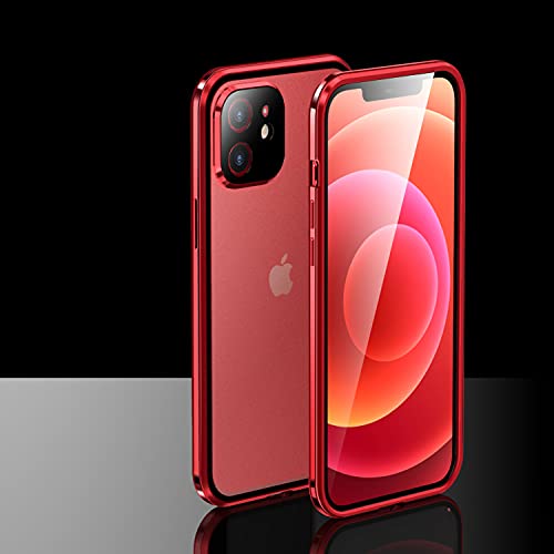 �y�o���p�[�J���[&�J�����ی상�^���v���[�g�zLuphie iPhone 12 mini �p �P�[�X �Жʕی� �w�ʃK���X �A�C�t�H��12�~�j �Ή� �A���~ �}�O�l�b�g �J�o�[ ���� �o�b�N�v���[�g 9H �t���K�[�h �N���A (iPhone12mini, ��