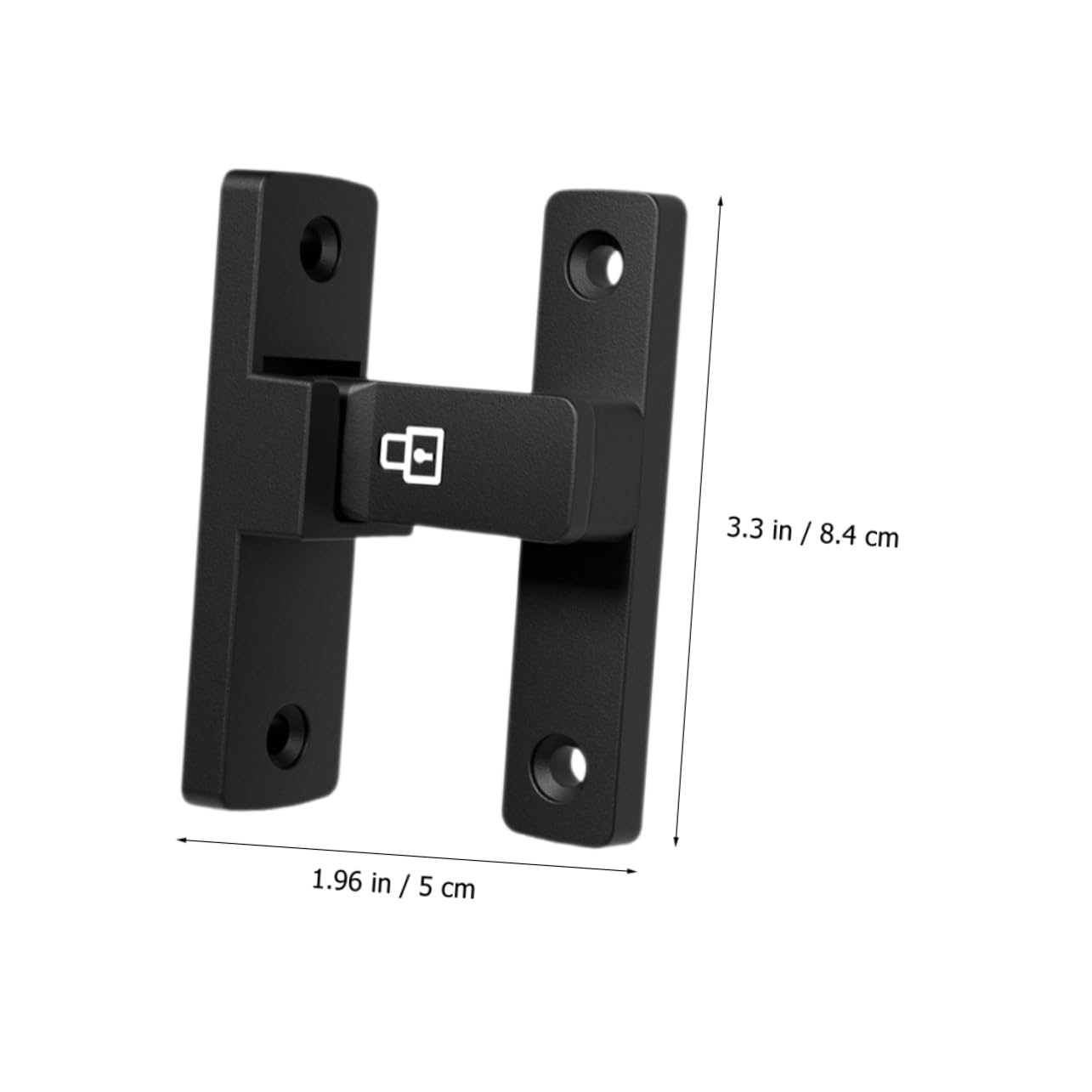 EXCEART 4pezzi Chiusura Per Porta Scorrevole Anti-furto Con Luce Notturna Serratura Facile Da Installare Sicurezza Per Interni e Garage Per Porte Scorrevoli e Garage