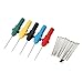 Probe Kit, KKmoon HT307 Acupuncture Back Probe Pins Set Automotive Diagnostic Test Accessories Repair Tools Back Pinning Probes/Needle/Piercing Probes Set(Set of 5,Assorted Colors)